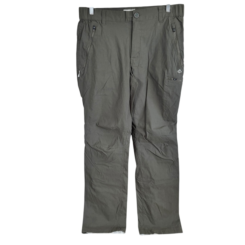 Craghoppers‎ Cargo Pants Mens 34x32 Army Green Stretch Outdoor Hiking